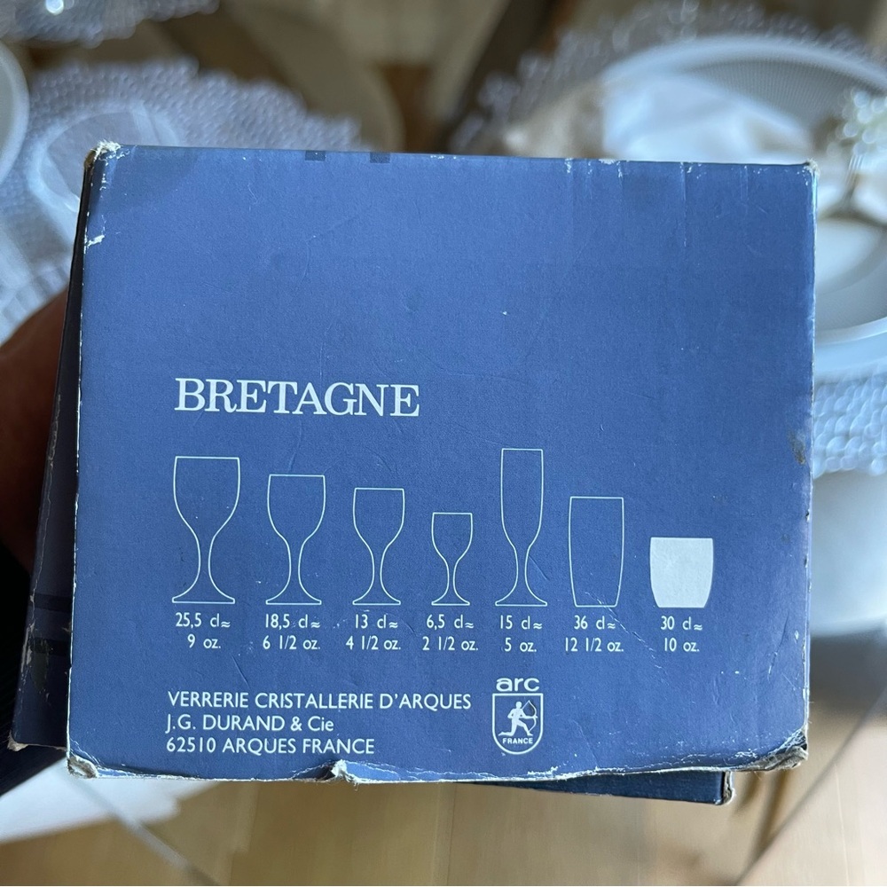 Vintage Set of 4 Crystal D'Arques Old Fashioned On the Rock Glasses - Picture 5 of 10